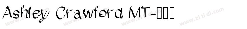 Ashley Crawford MT字体转换